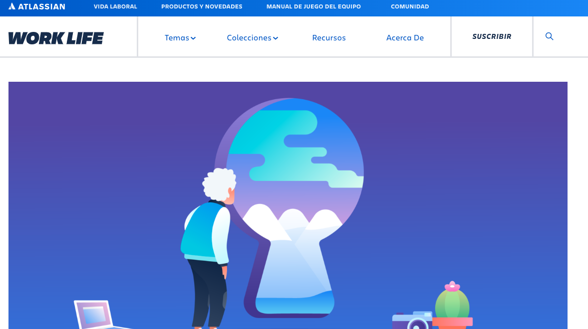 Un ejemplo de contenido para una página web
