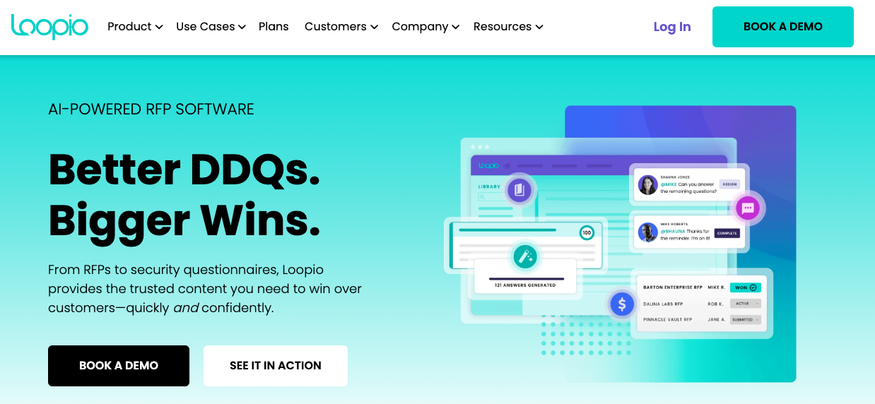 Software para cotizaciones: Loopio