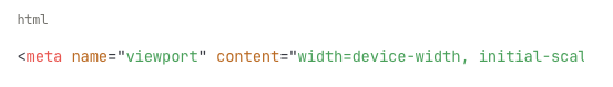 configurar el viewport y estructura HTML