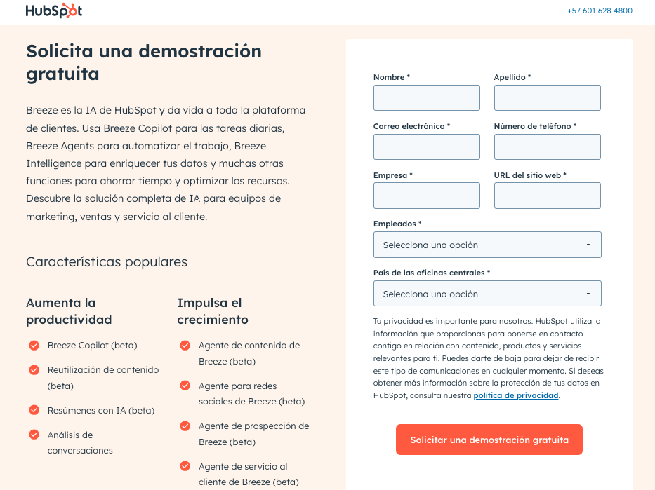 Ejemplo de IA HubSpot Prompt Engineering Agent Hub