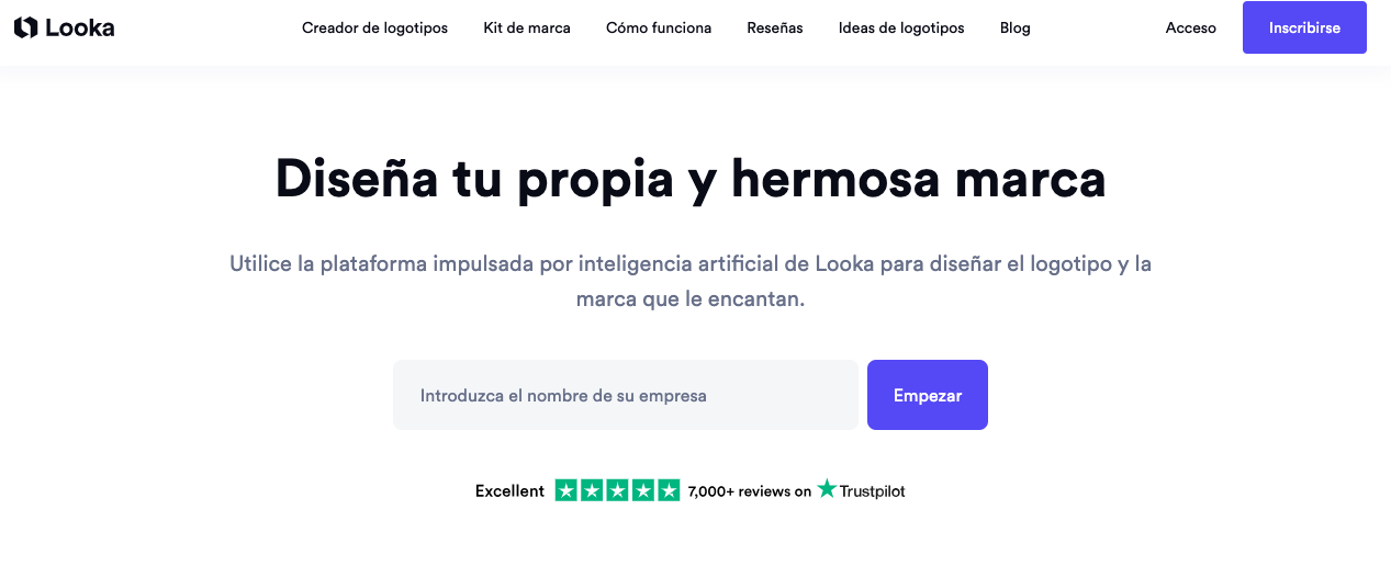 Looka herramienta de IA que te ayuda a generar logos para tu marca