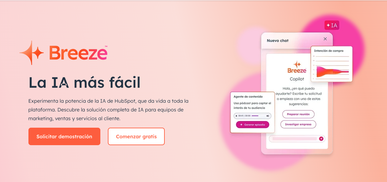 Agent Hub, inteligencia artificial de HubSpot