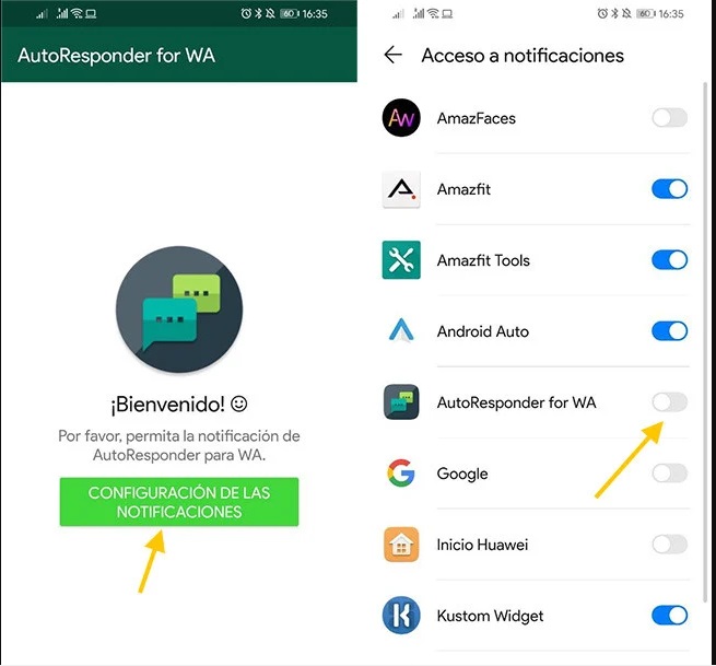 Cómo crear un bot para WhatsApp para Android - acceso