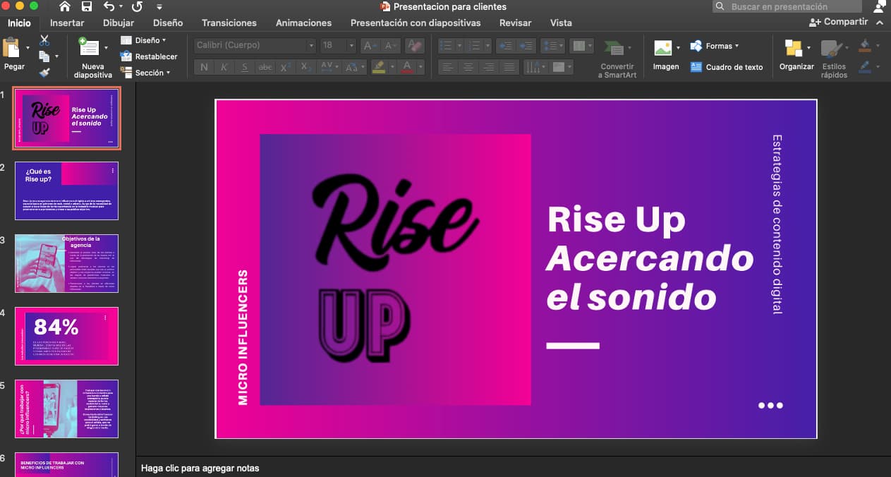 Cómo hacer un video con PowerPoint: utiliza una plantilla corporativa o prediseñada