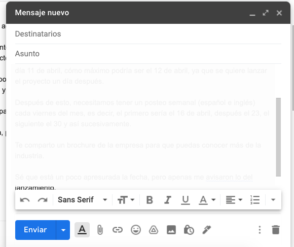 Cómo saber si han leído tu correo: Gmail, redacta tu correo