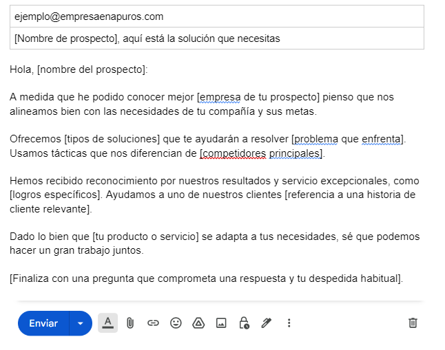 Cómo redactar un correo para ofrecer un producto con ejemplos