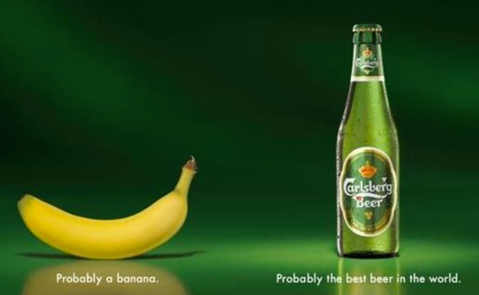 Ejemplo de slogans creativos: Carlsberg