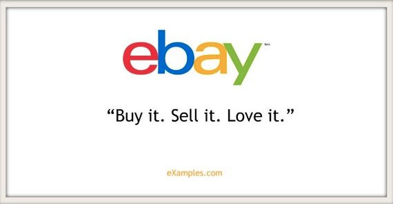 Ejemplo de slogans creativos: eBay