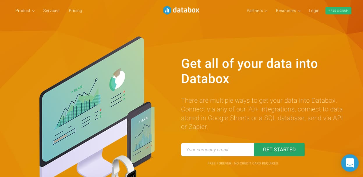 Herramientas para realizar gráficas para la visualización de datos: Databox