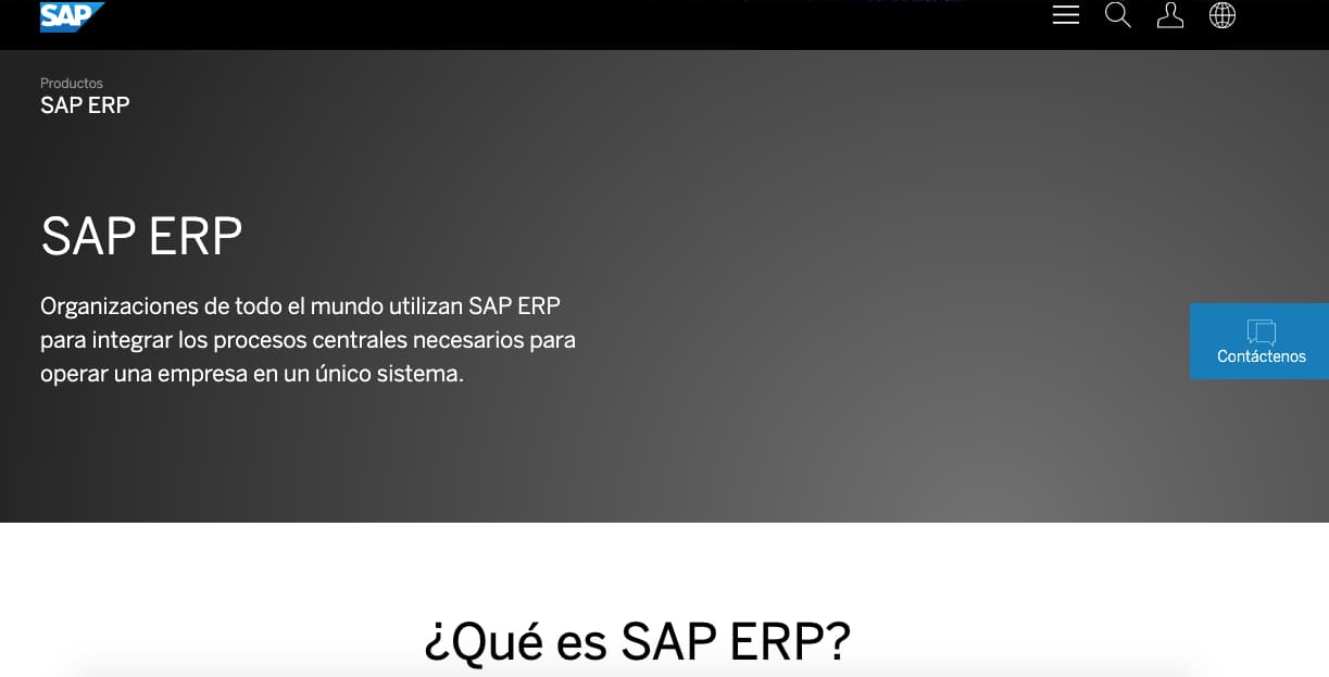 Mejores ERP: SAP