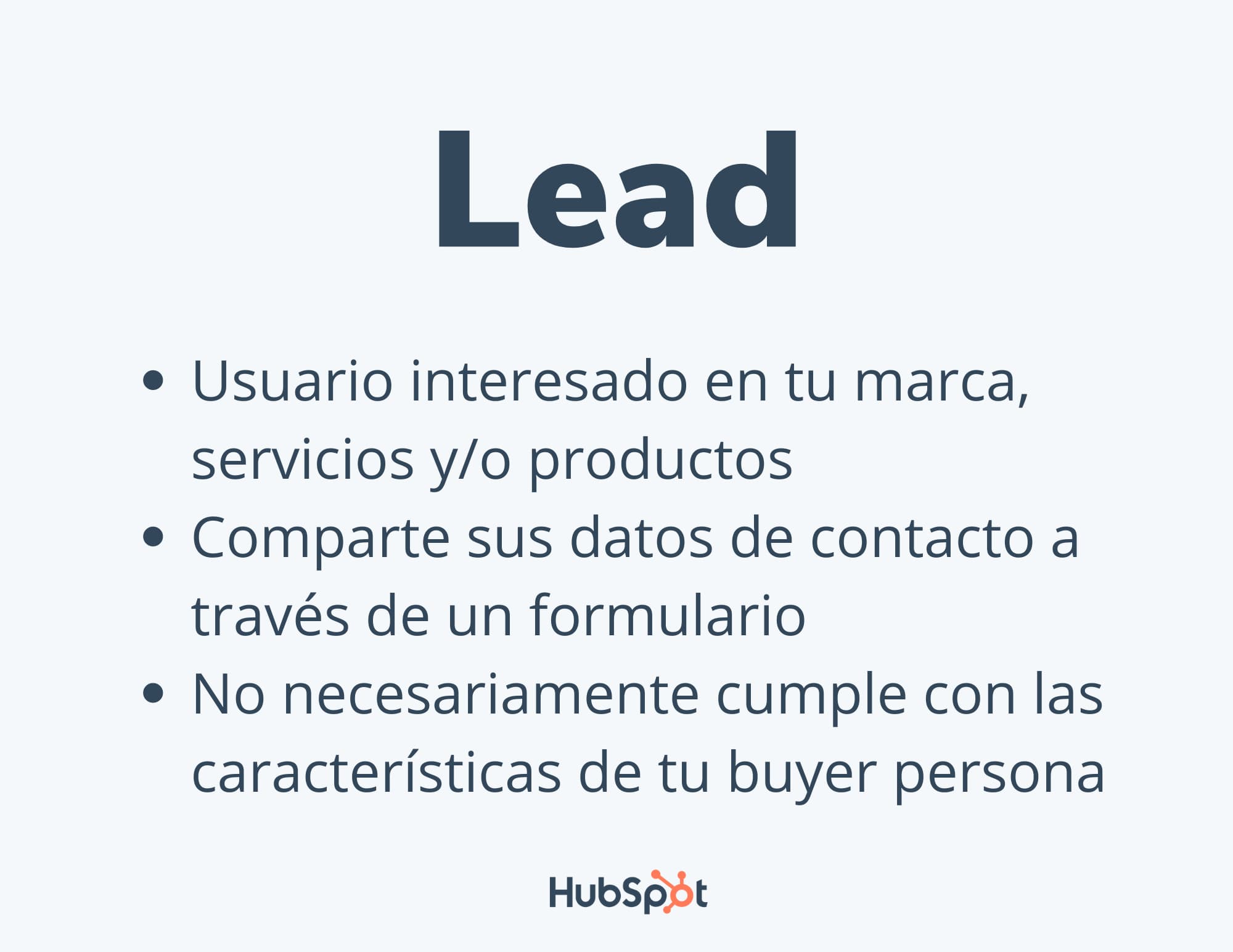 Prospección de clientes: Definición de lead