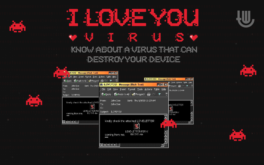 Ejemplos de ingeniería sociales: virus I Love You
