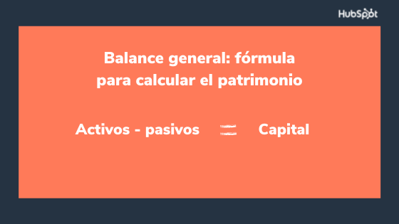 Fórmula del balance general: patrimonio