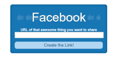 Cómo crear un link para compartir de Facebook