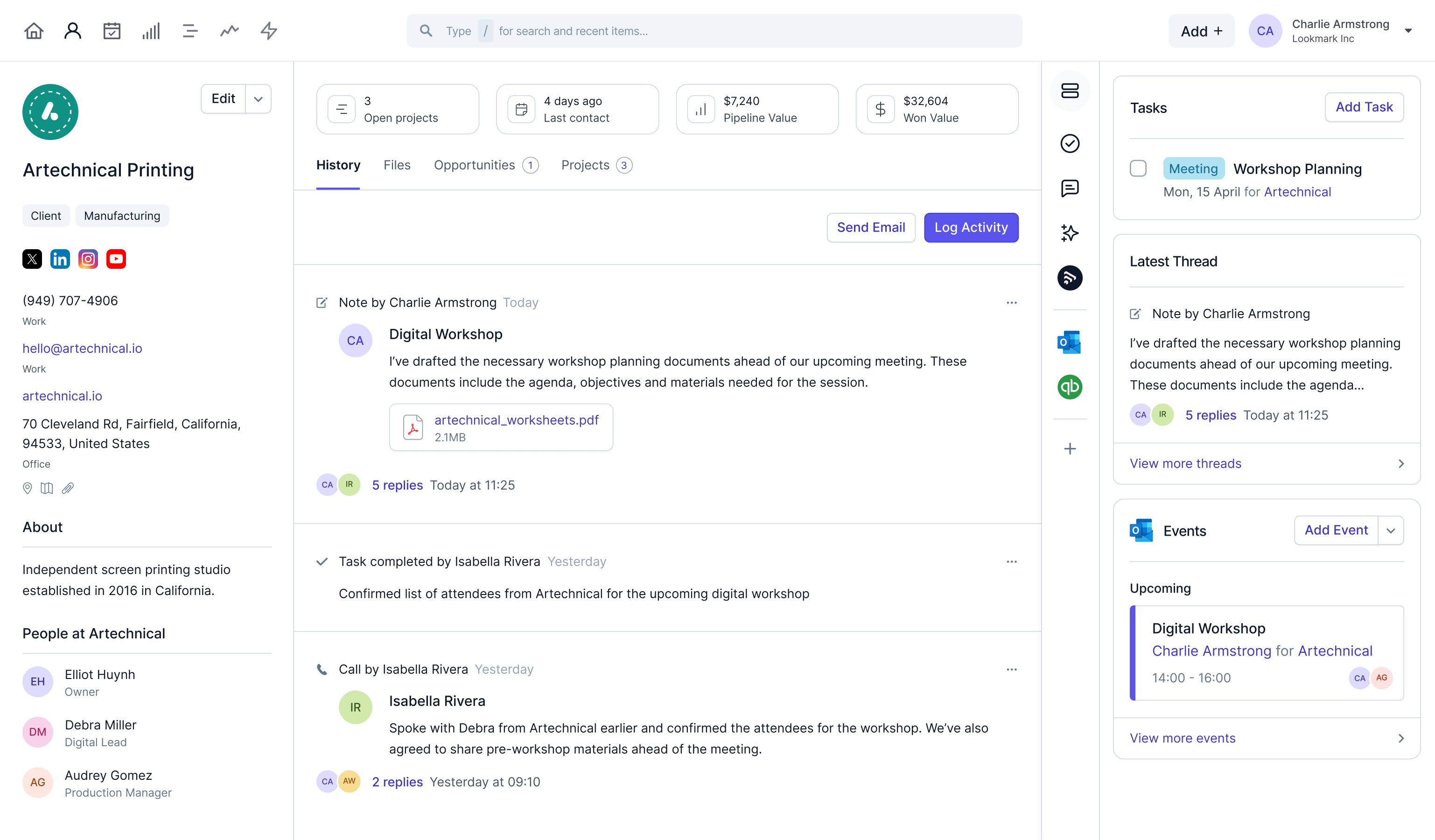 CRM en la nube: Capsule CRM