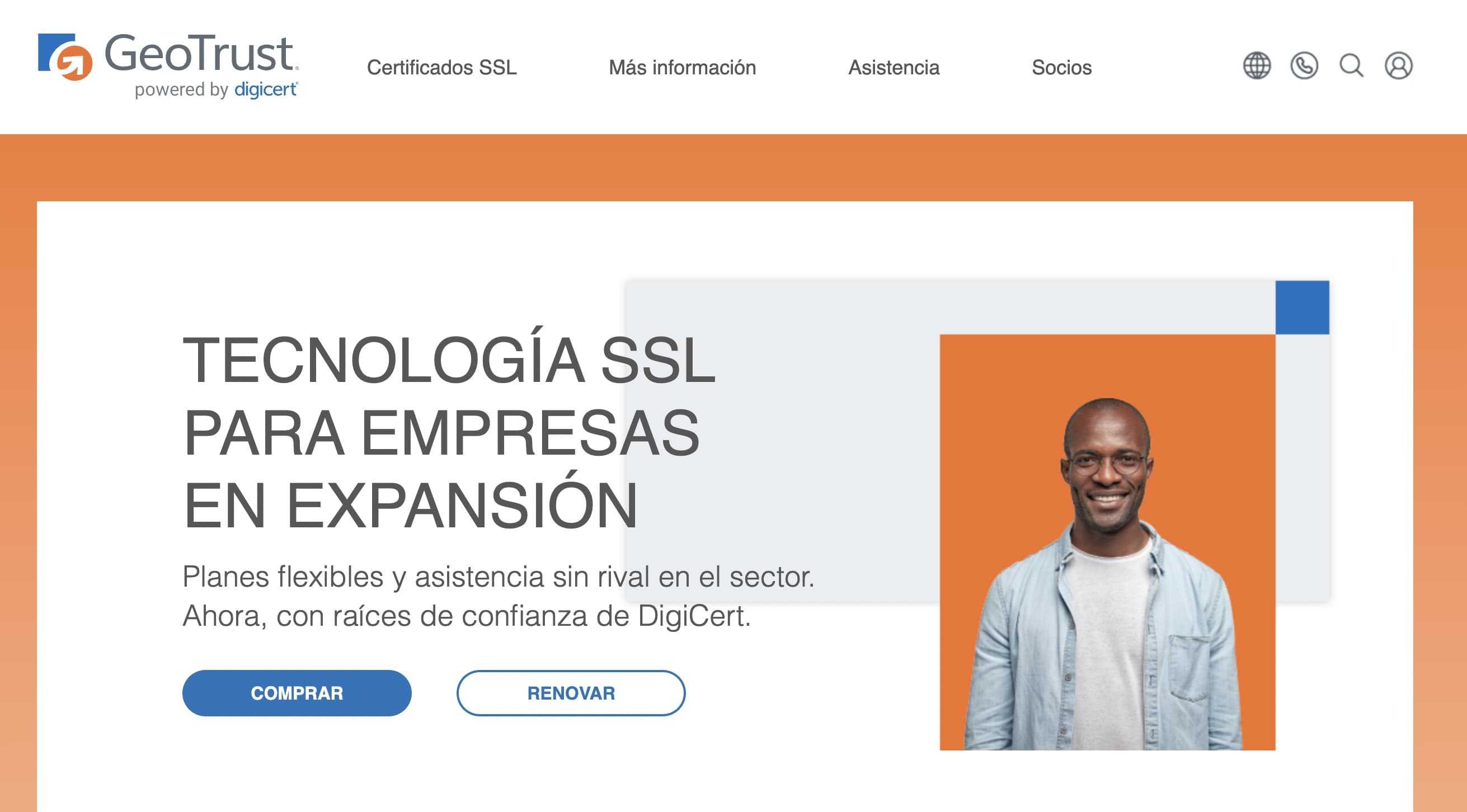 Certificado SSL de bajo costo de GeoTrust