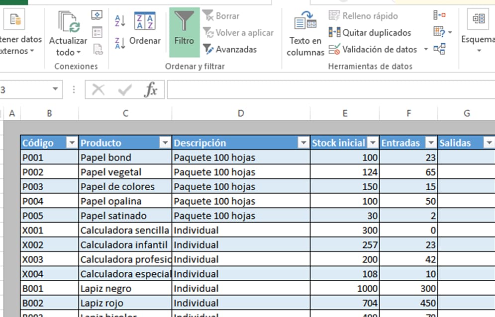 Cómo Hacer Un Inventario En Excel Paso A Paso Plantilla Y Ejemplos 7229