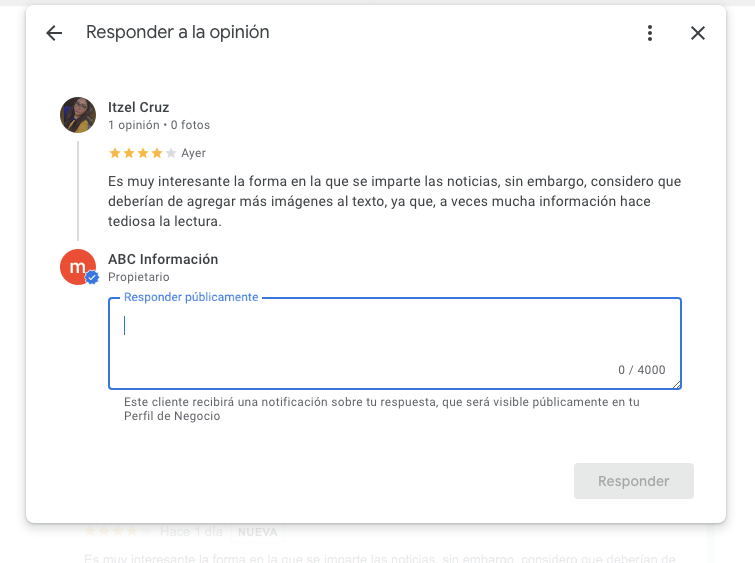 Cómo responder a reseñas en Google paso a paso