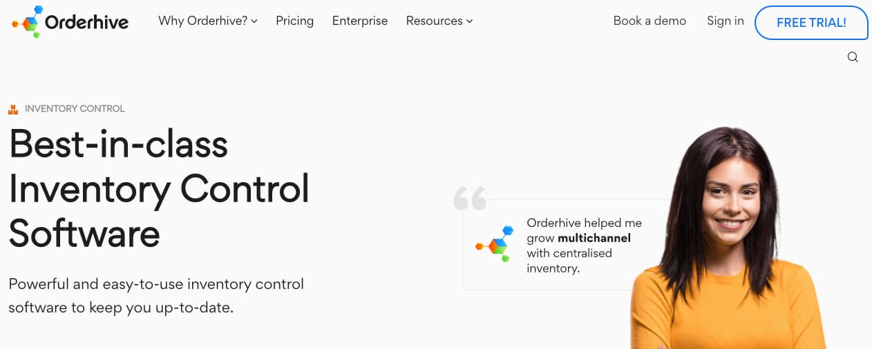 Software para el control de inventarios: Orderhive