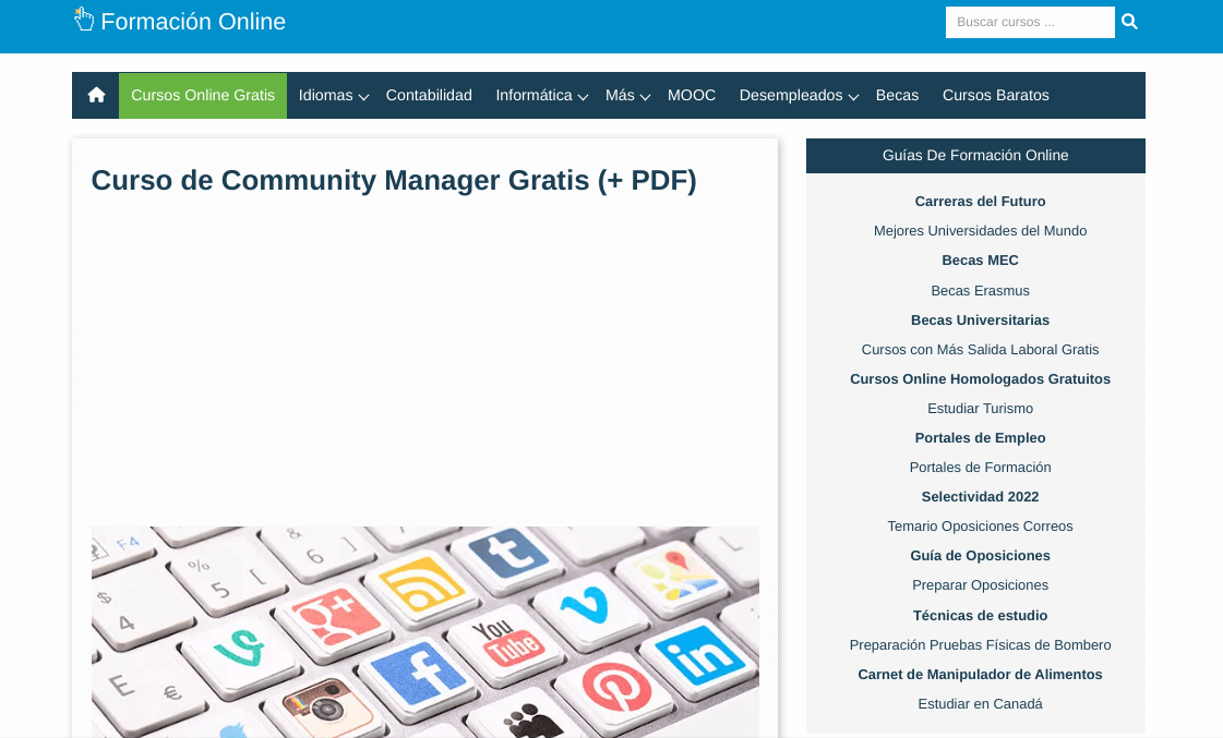 Curso de marketing digital: Curso de Community Management de Formación Online