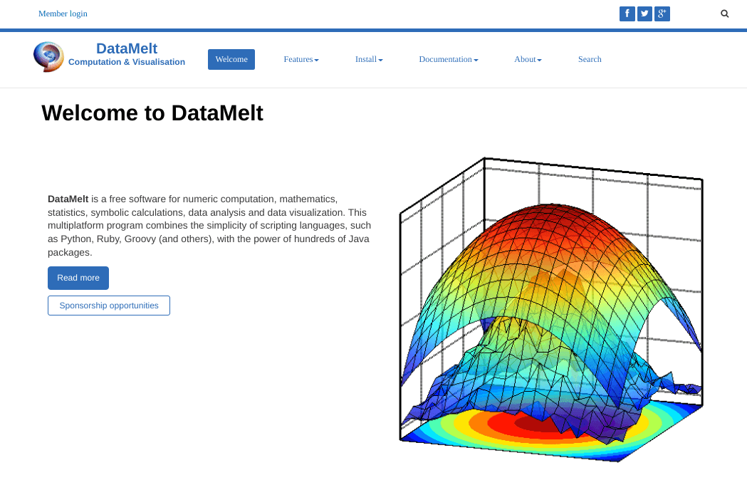 Ejemplo de herramienta de minería de datos: Datamelt