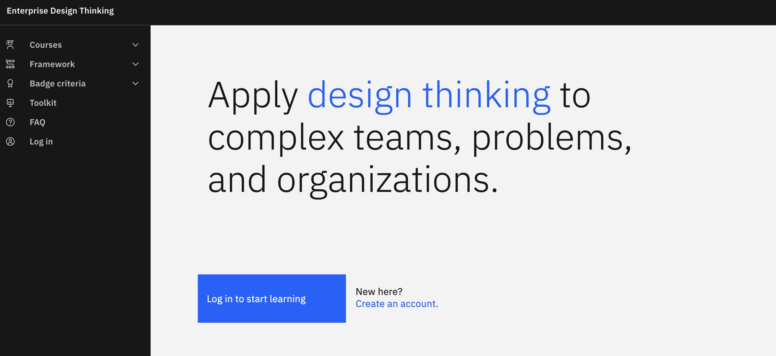 Design thinking ejemplos prácticos: IBM Design Thinking