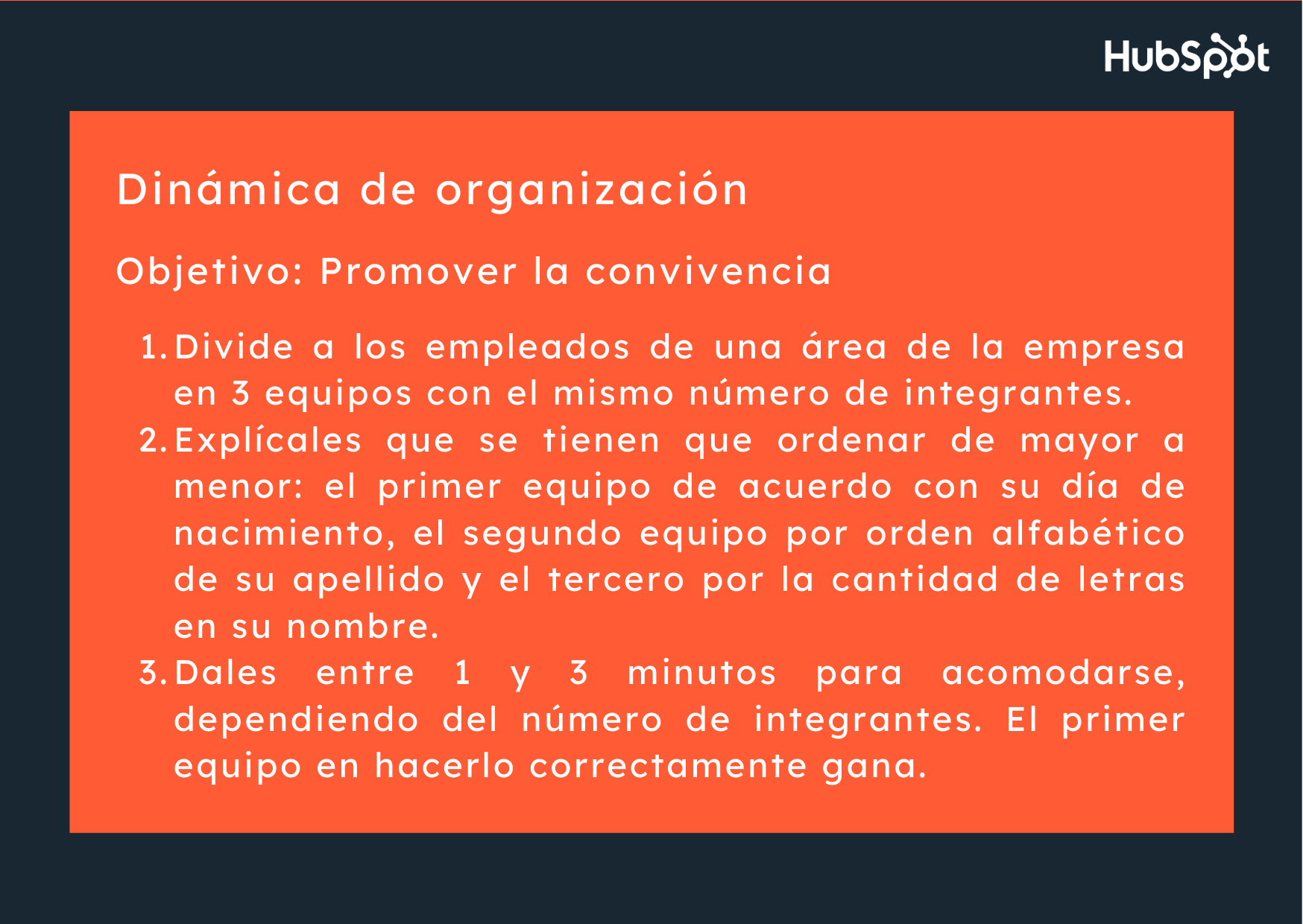 Dinámica de integración laboral con organización