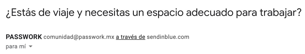 Ejemplo de asuntos para correos de ventas con una pregunta directa