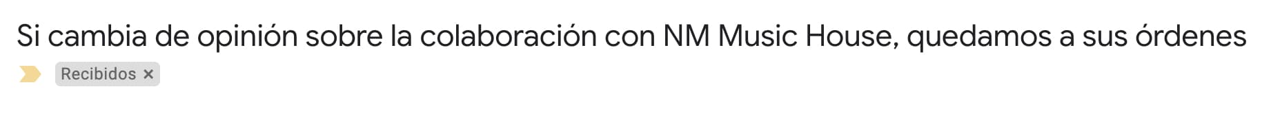 Ejemplo de asuntos para correos de ventas para considerar colaboración