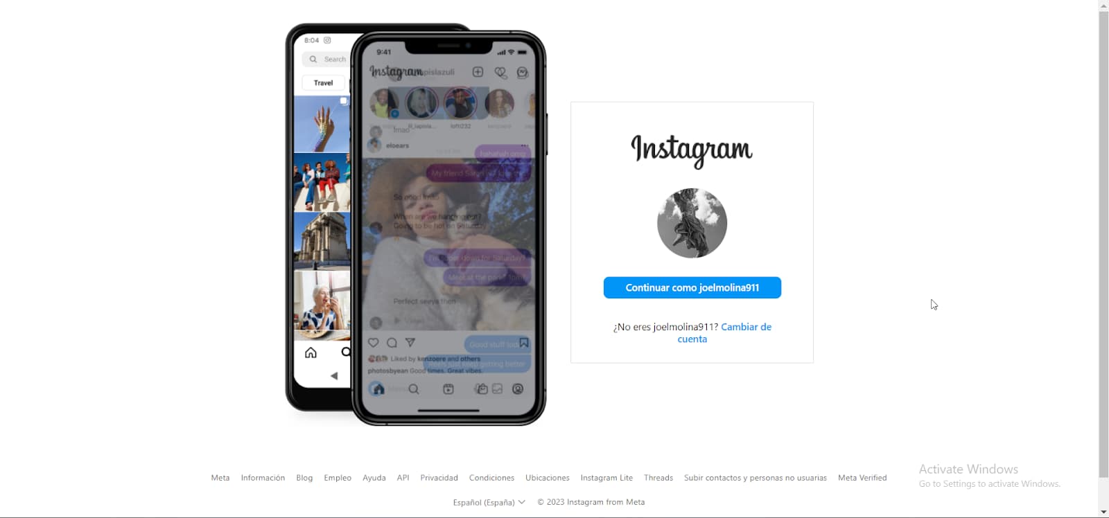 mobile-first desing: instagram