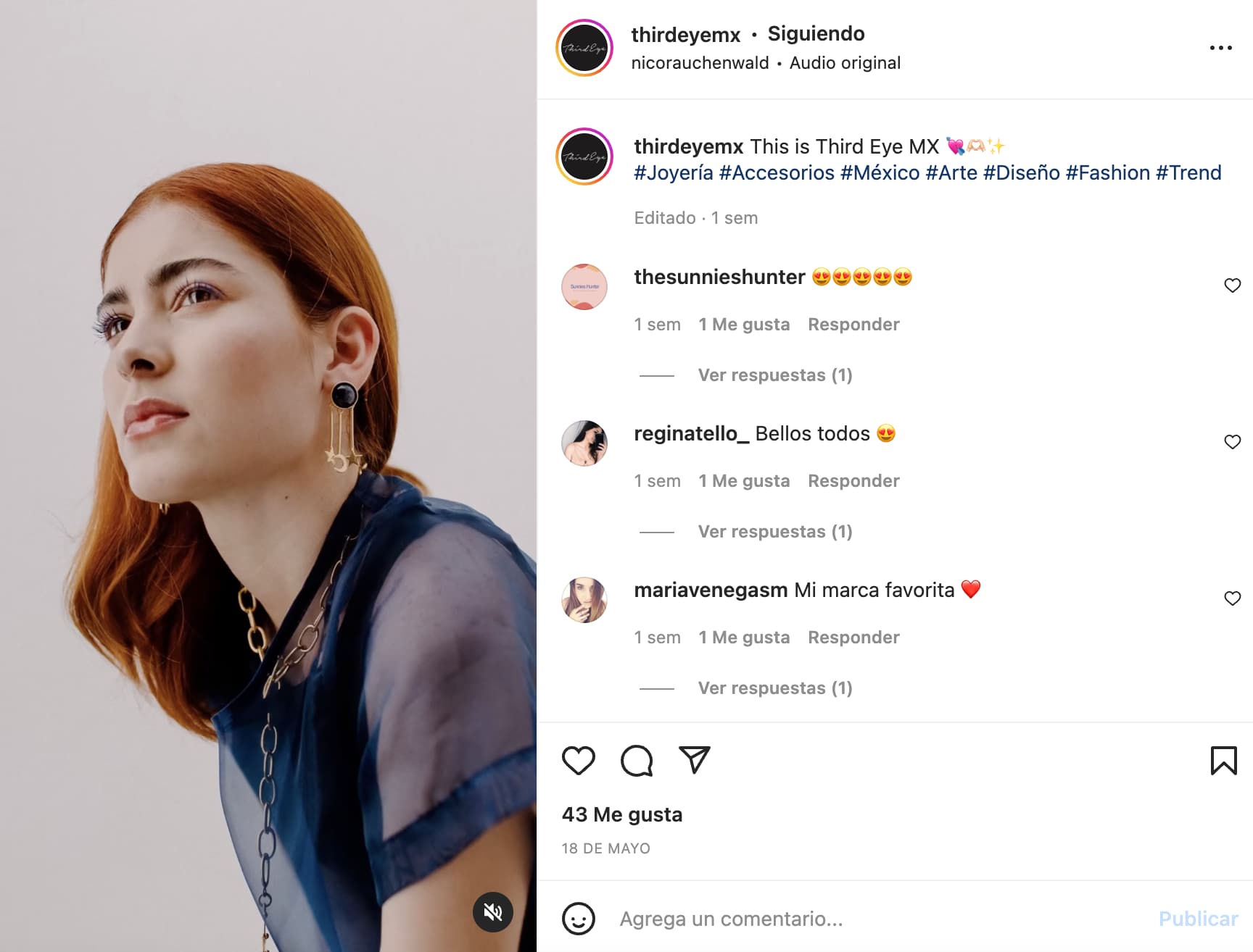Ejemplos de reels de Instagram de empresas - Third Eye