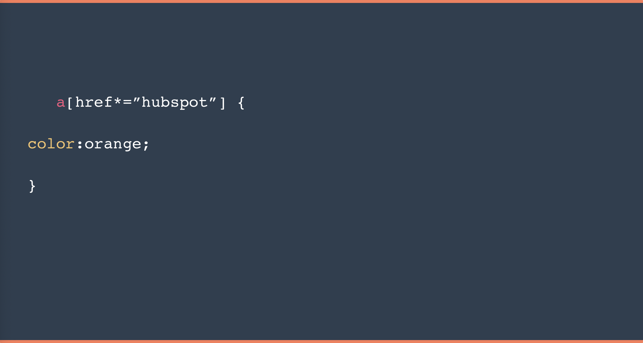Ejemplo de archivo CSS para aplicación de un selector de atributo en HTML