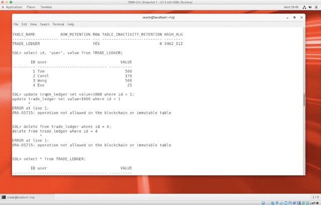 Ejemplo de sistema de gestión de bases de datos: Oracle