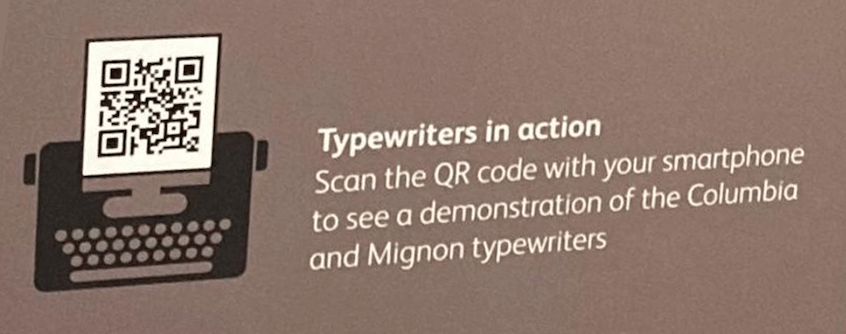 Ejemplo de código QR de National Museum of Scotland