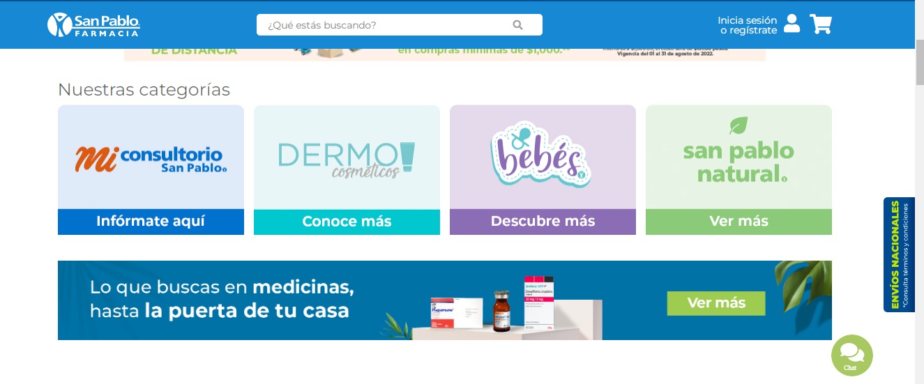 ejemplos de estrategias de marketing para servicios de salud-  Farmacia San Pablo