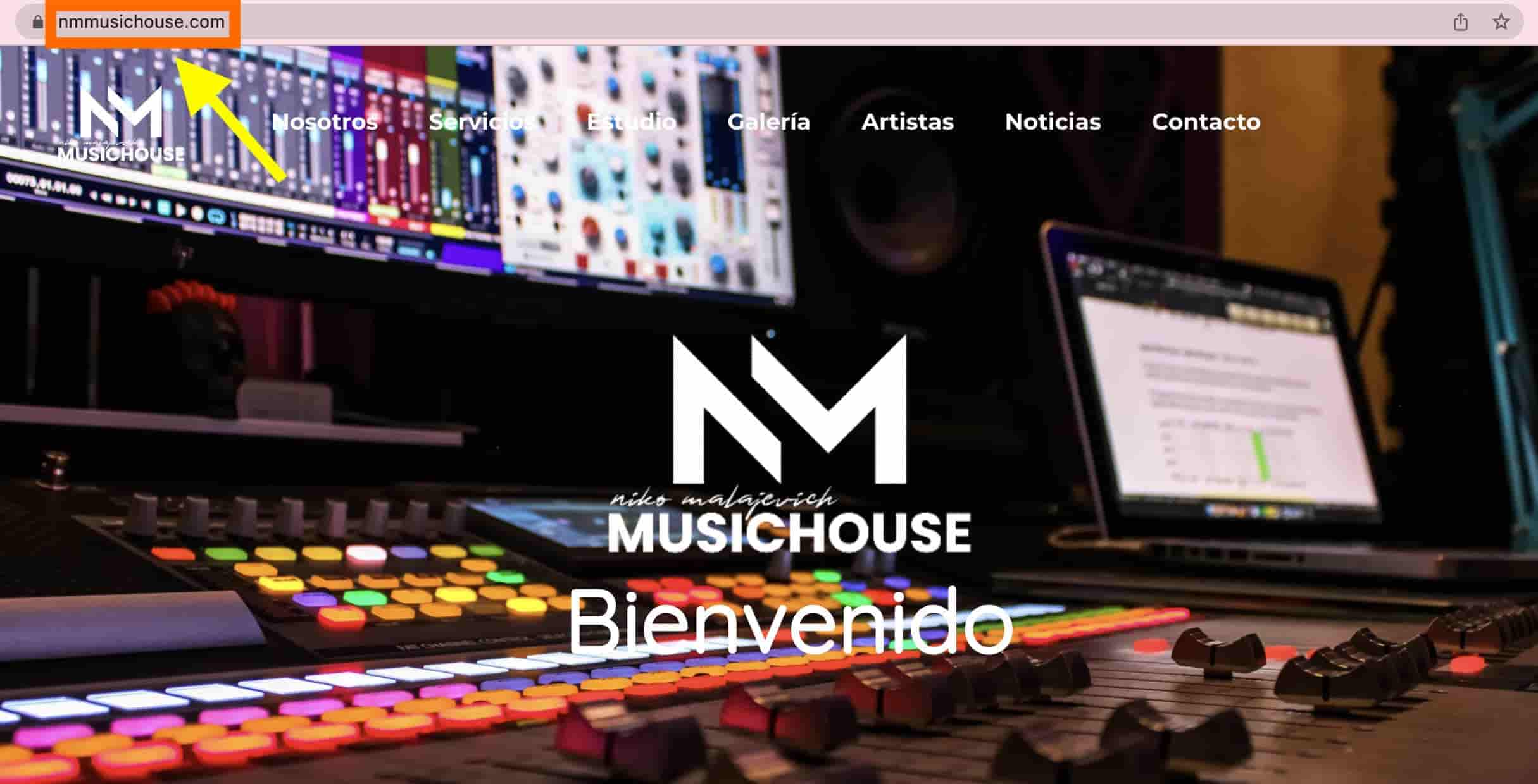 Ejemplo de dominio genérico de nivel superior: NM Music House