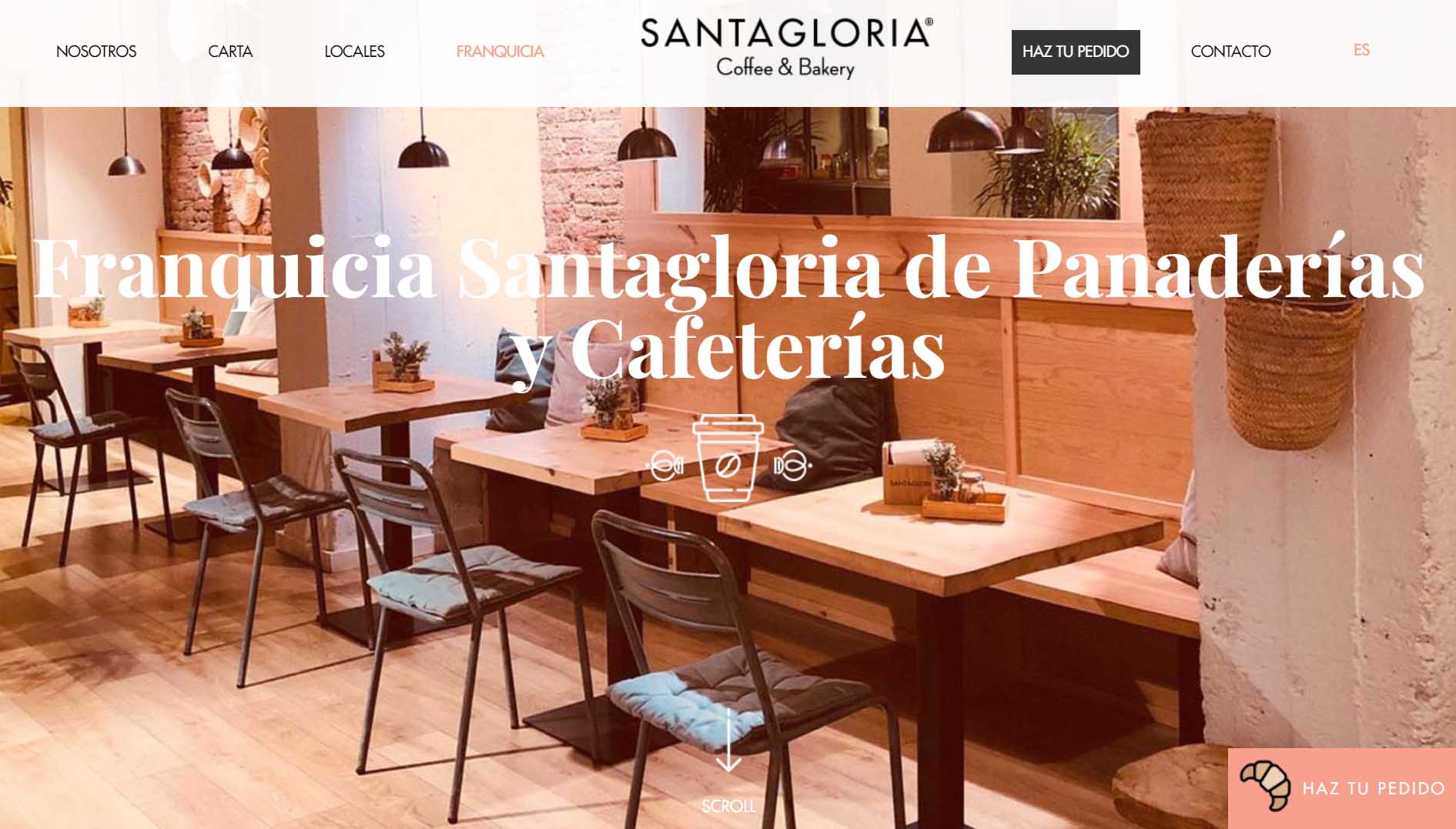 Ejemplos de franquicias más rentables en España: Santagloria