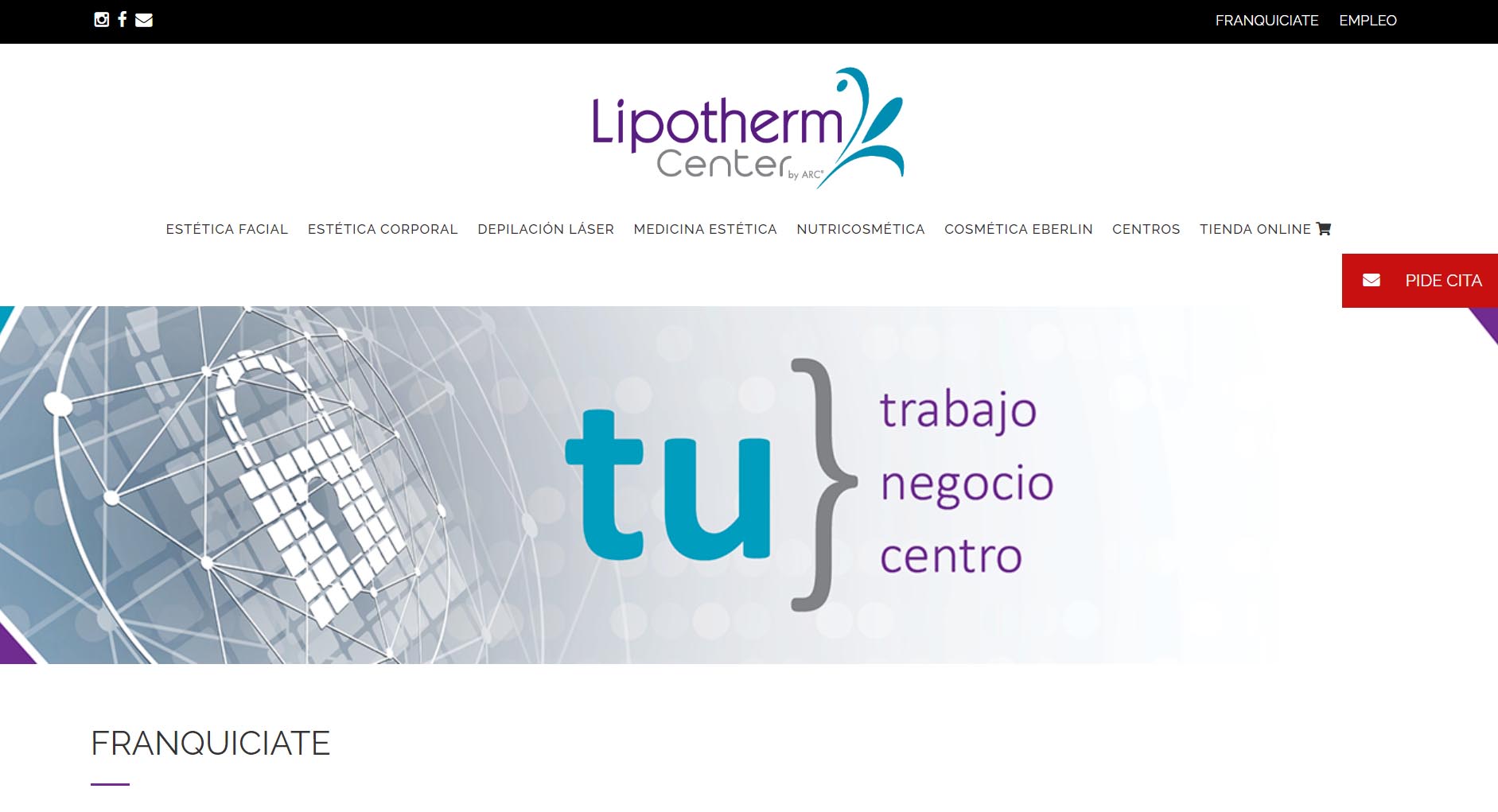 Ejemplos de las franquicias más rentables en España: Lipotherm Center