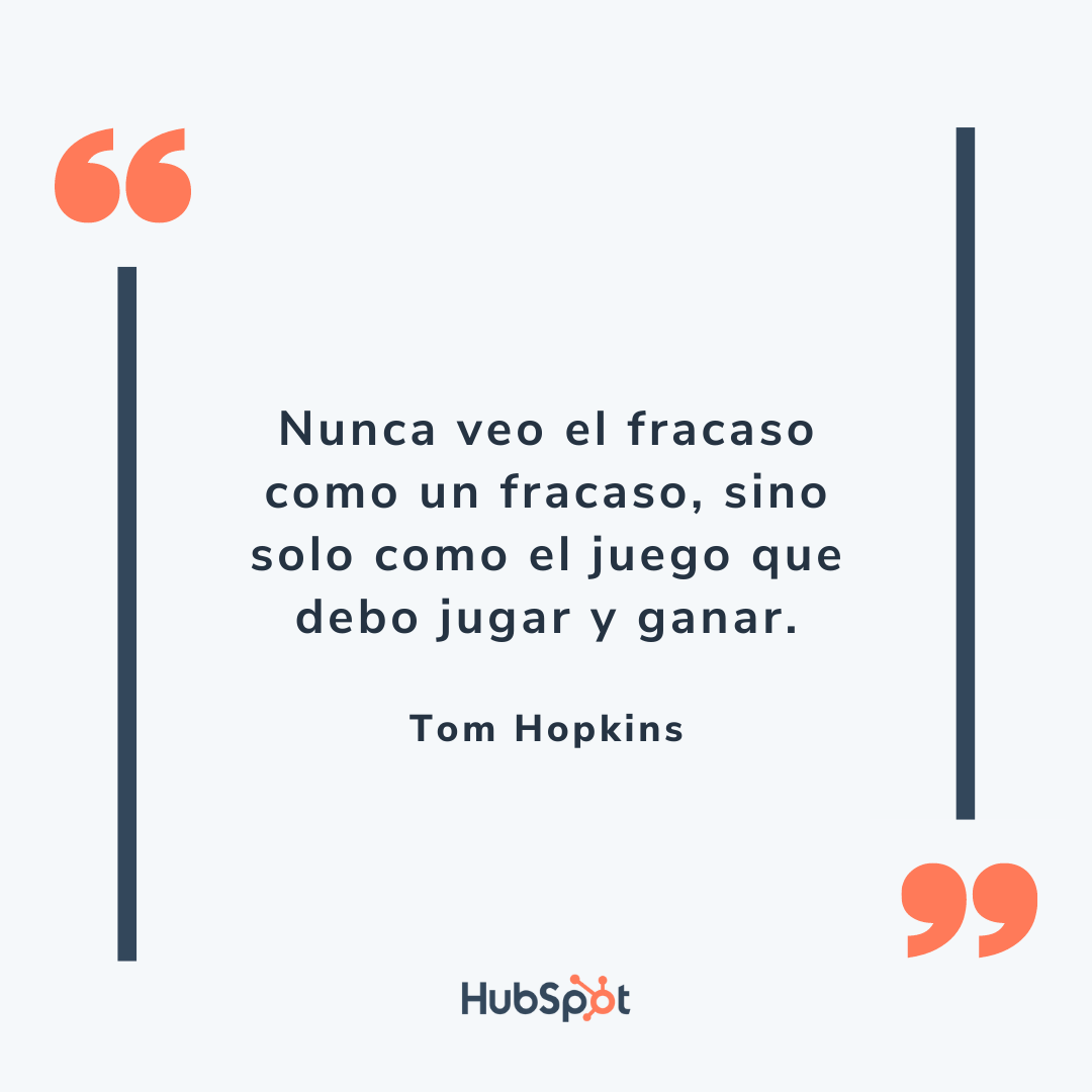 Frases de vendedores exitosos: Tom Hopkins