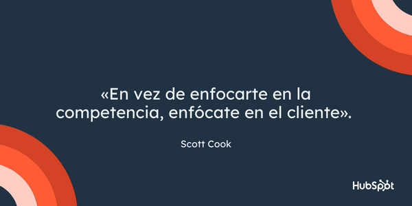 Frase de servicio al cliente de Scott Cook