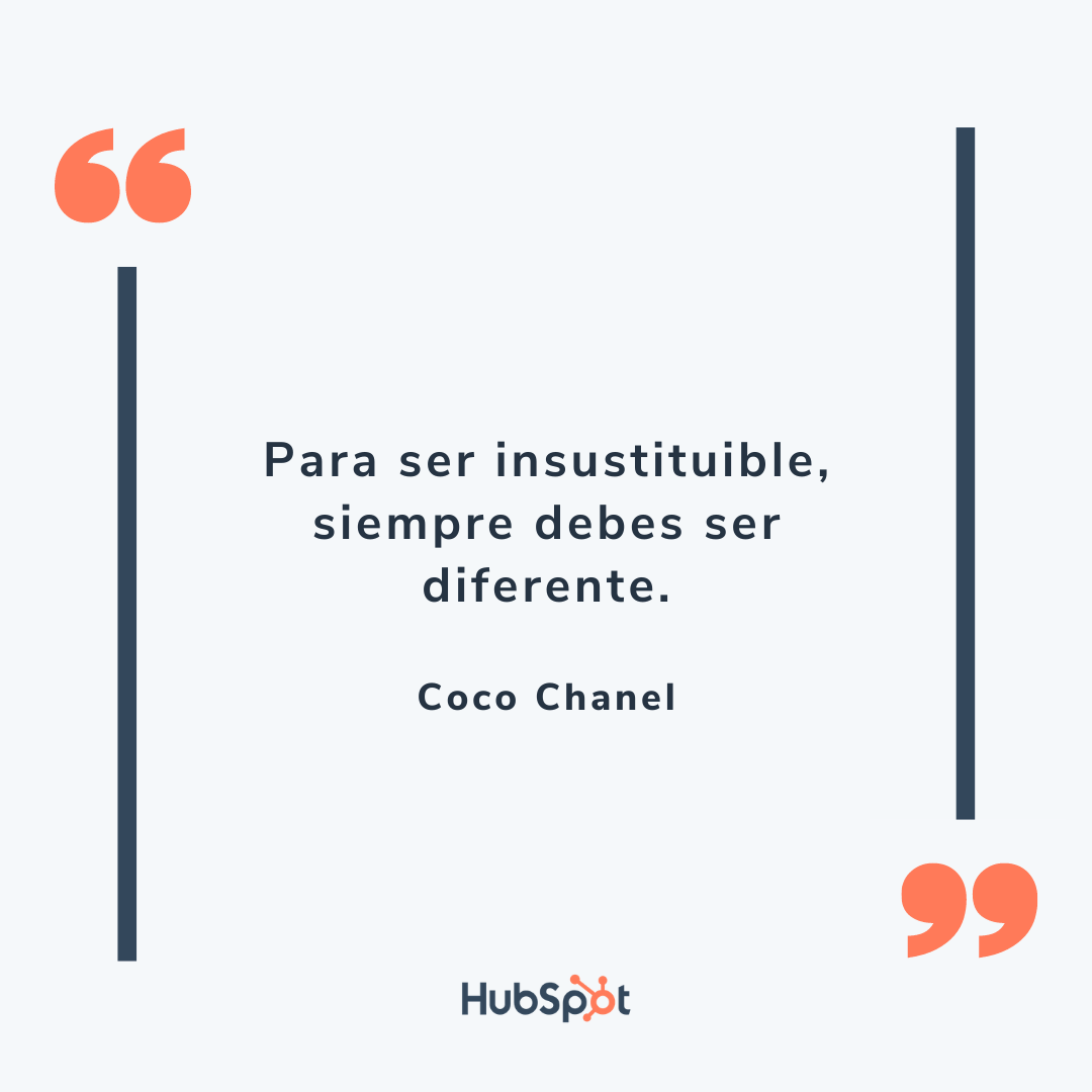 Frase de un buen líder de Coco Chanel