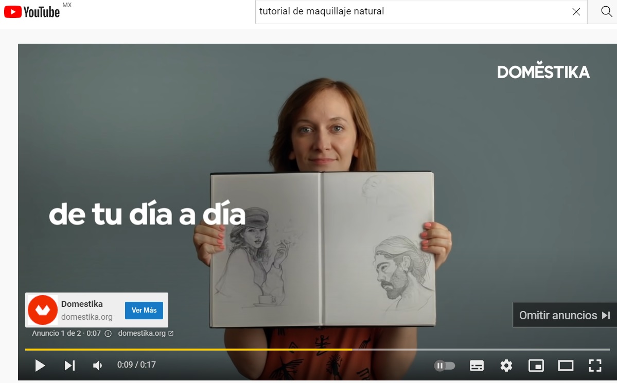 Google Ads: ejemplo de anuncio de video