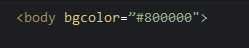 Código HTML de color