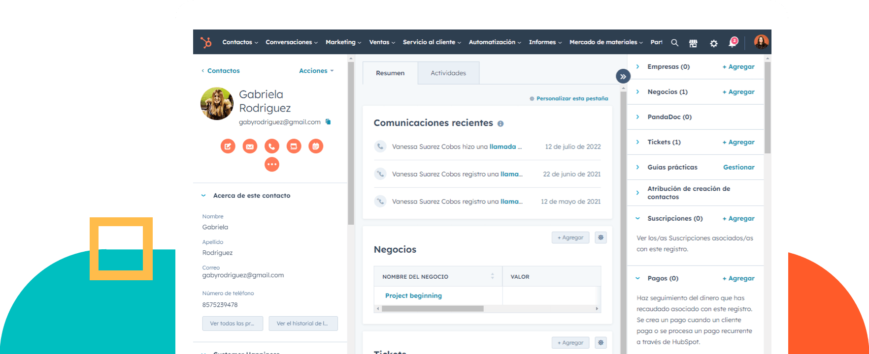 HubSpot CRM- software para retail