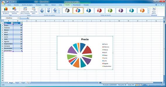 Atajos de Excel, cómo insertar un gráfico en Excel