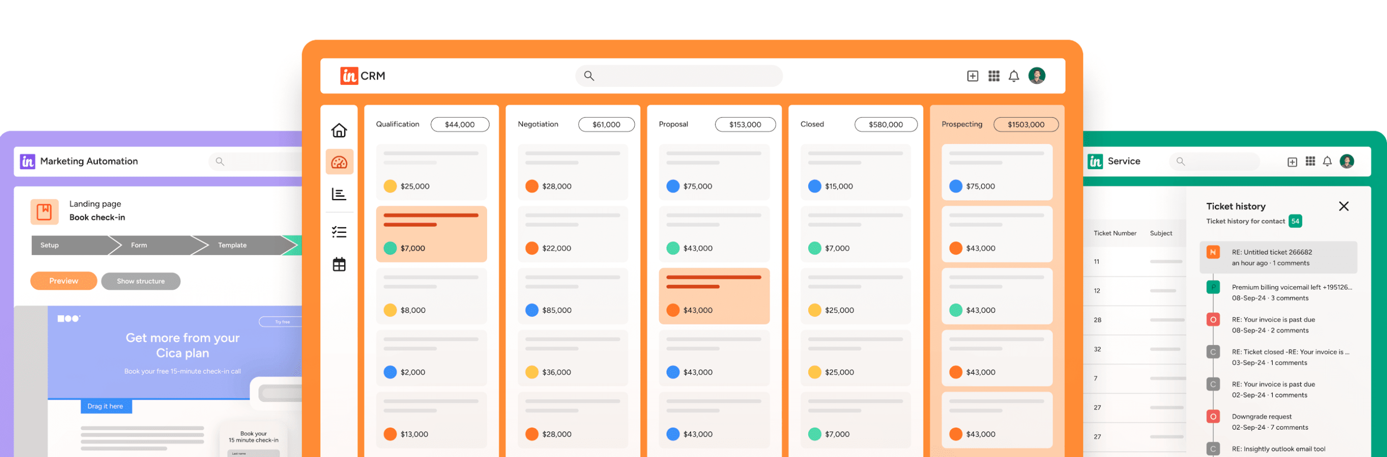 CRM en la nube: Insightly