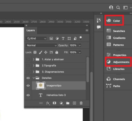 Cómo hacer logo en Photoshop: opciones de color