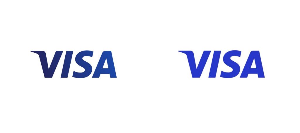 Logos creativos de marcas: Visa