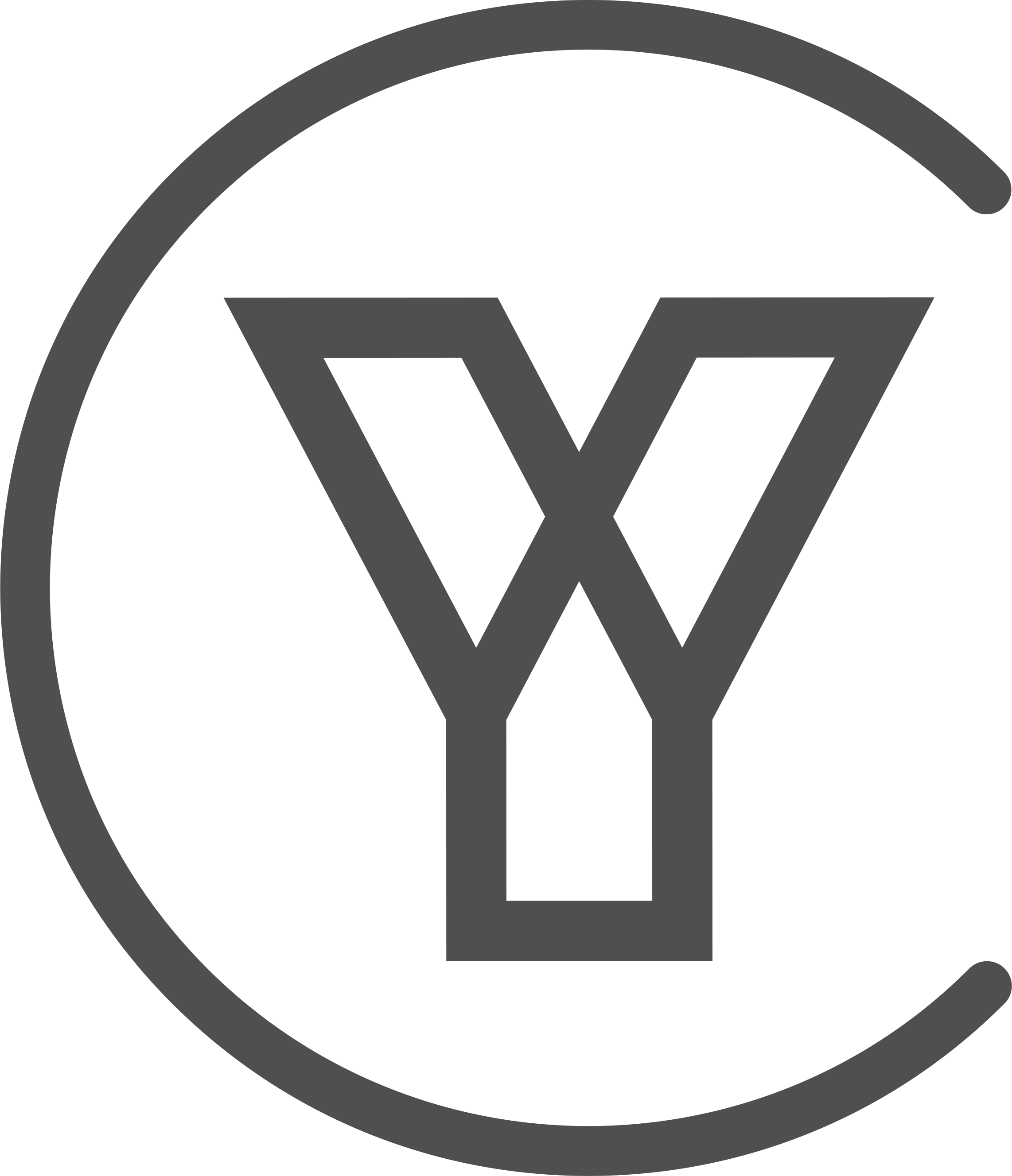 Ejemplo de logo inmobiliario creativo, Yama