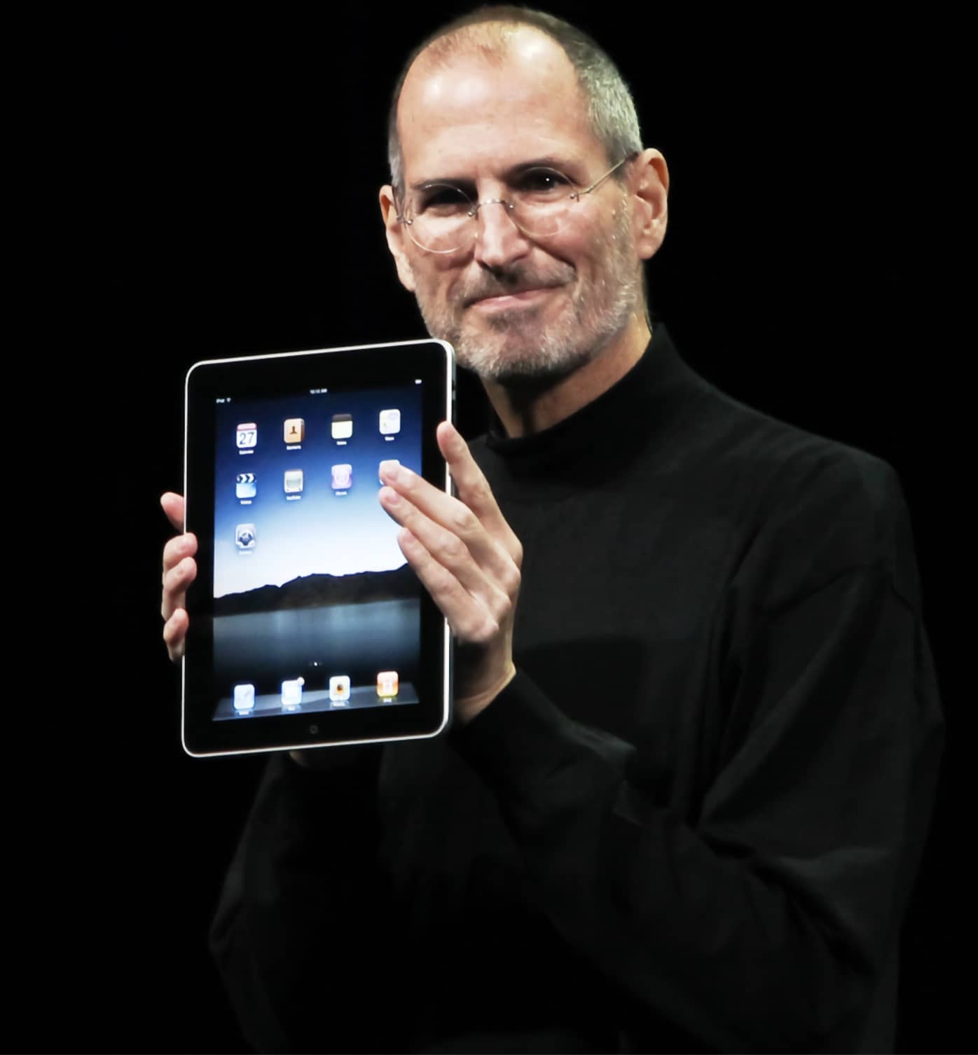 Ejemplo de marketing experiencial: Steve Jobs en un Keynote presentando el iPad
